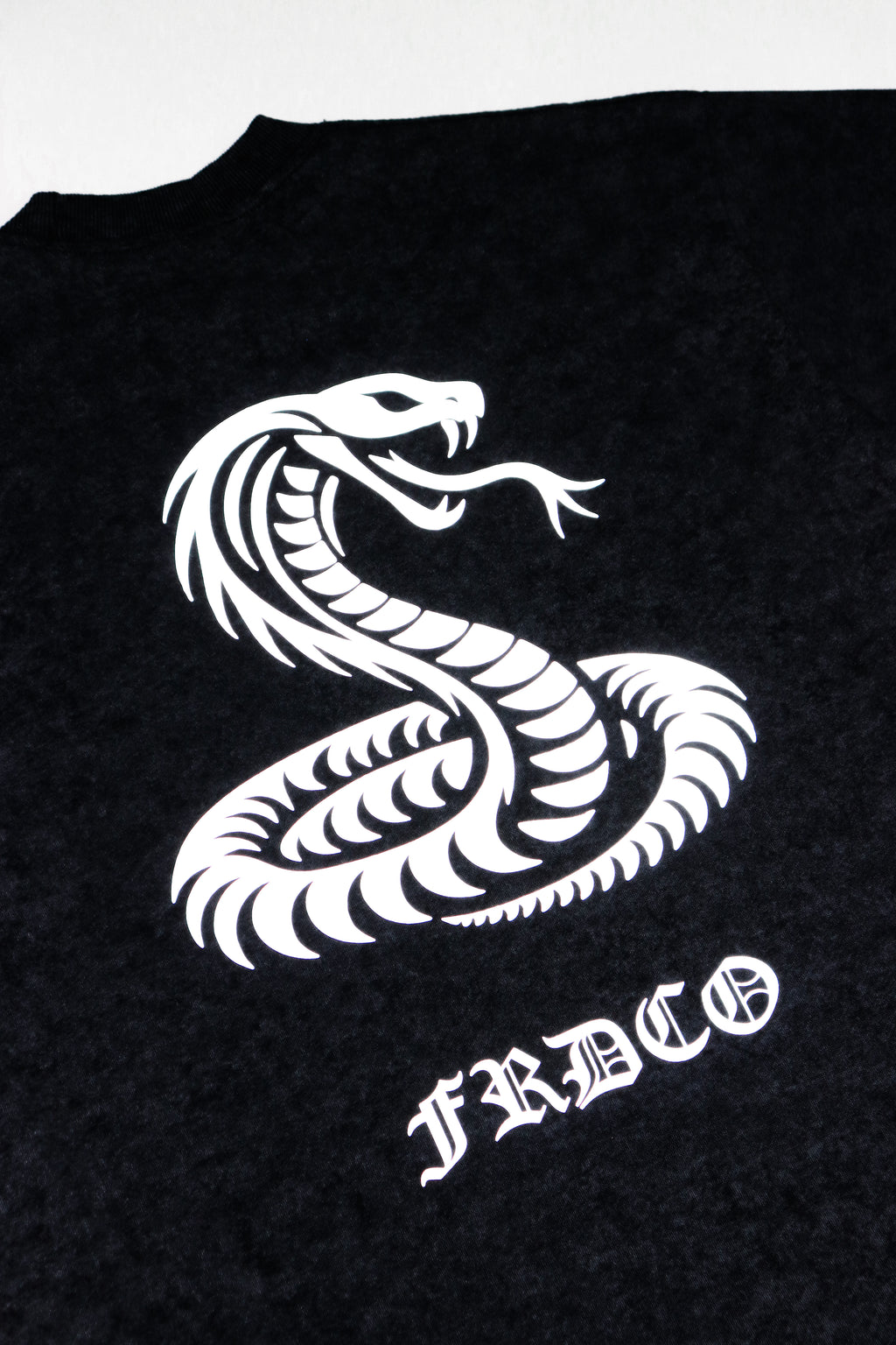 3M Reflective Snake Washed Tee Black