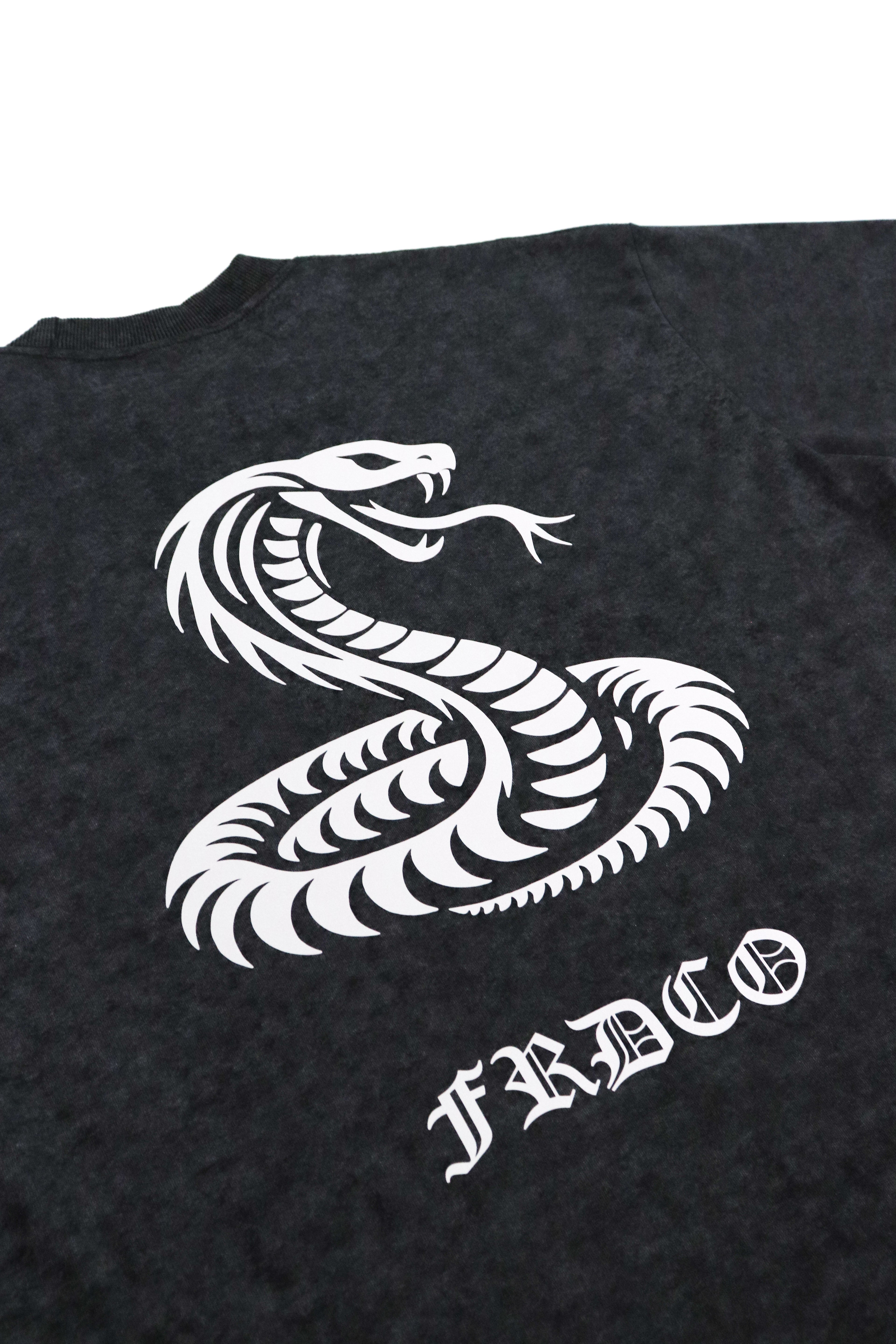 3M Reflective Snake Washed Tee Black