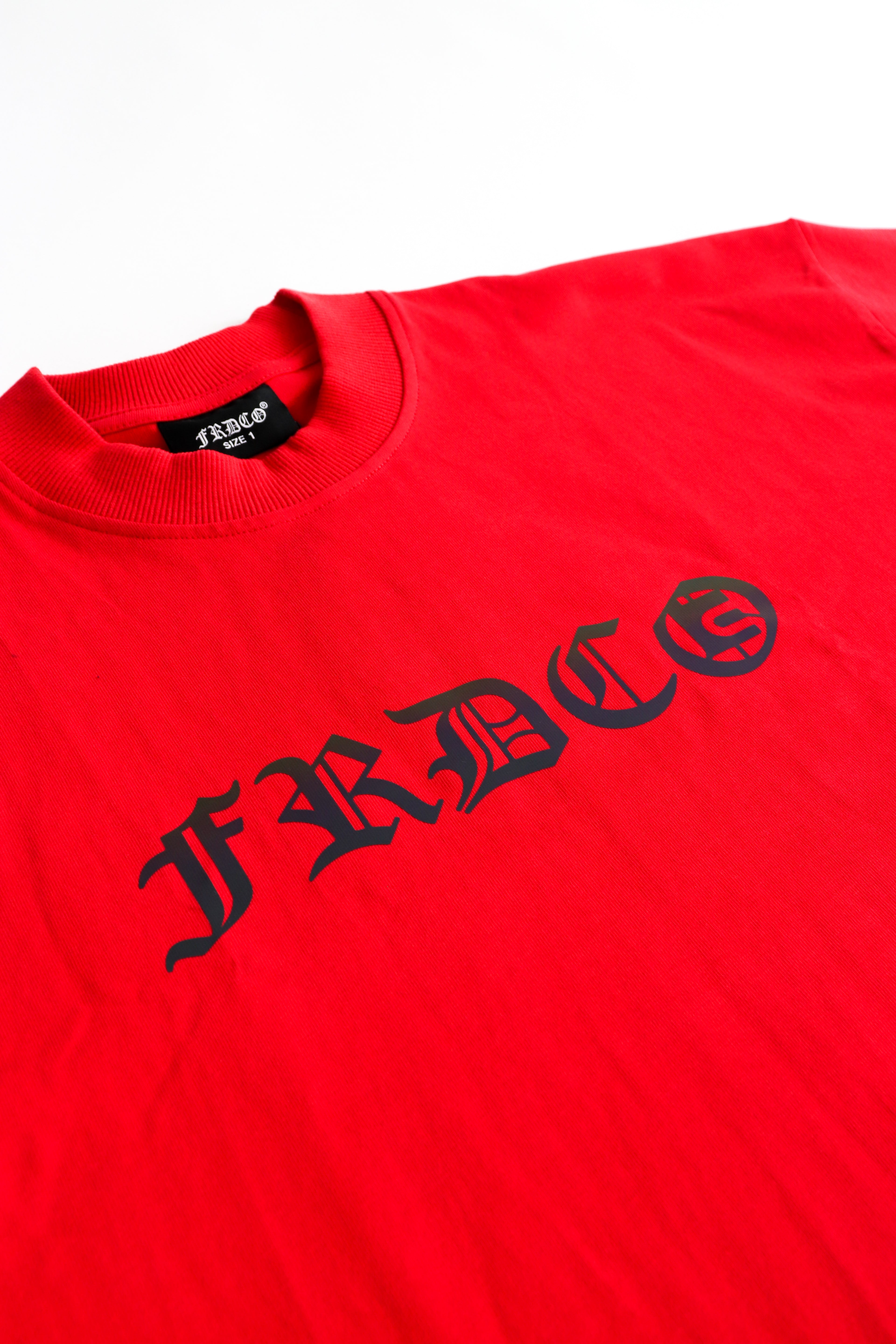 Triple S : Rainbow Reflective Snake Tee Red