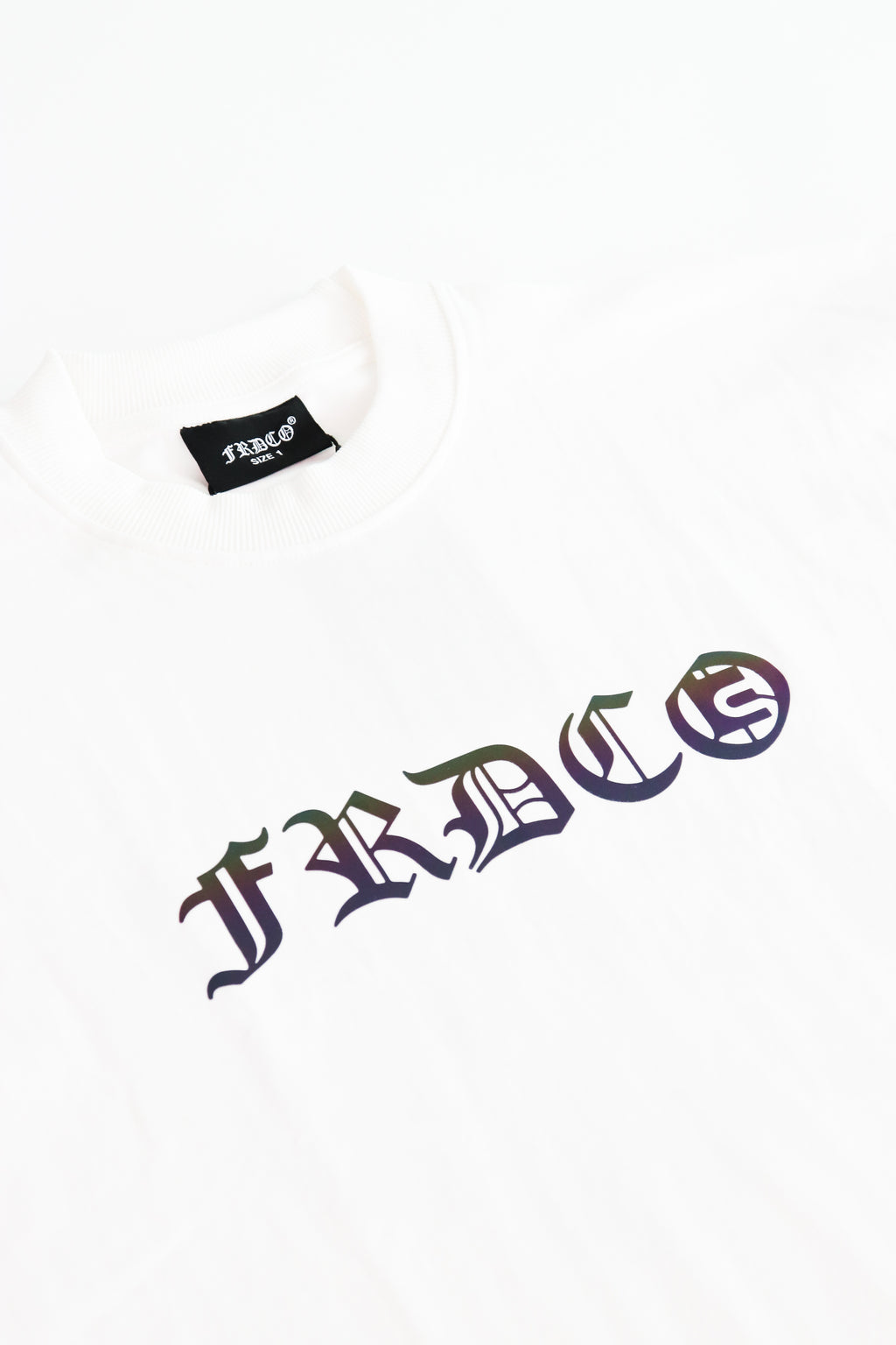Triple S : Rainbow Reflective Snake Tee White