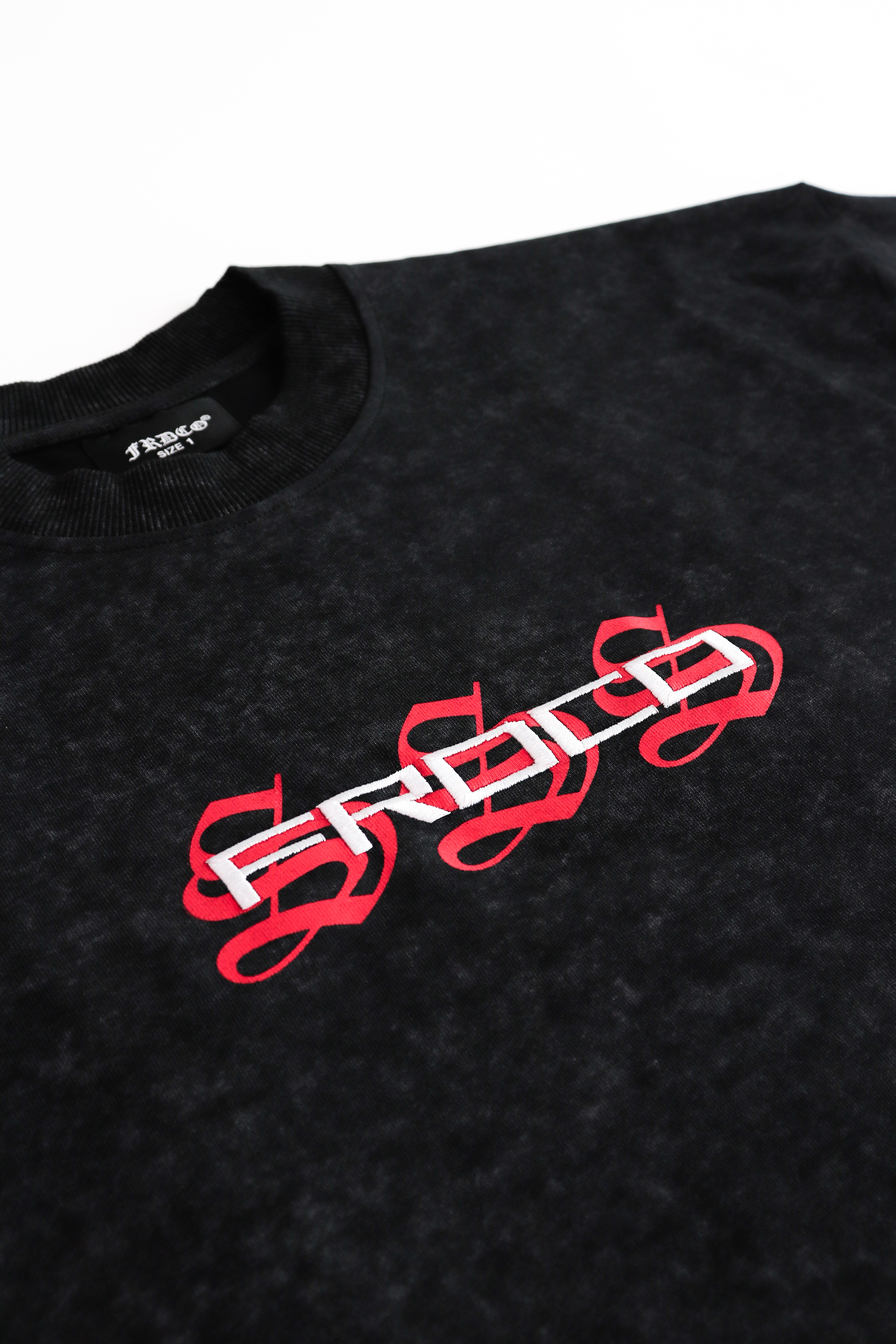 Triple S : Embroidery Snake Tee Black