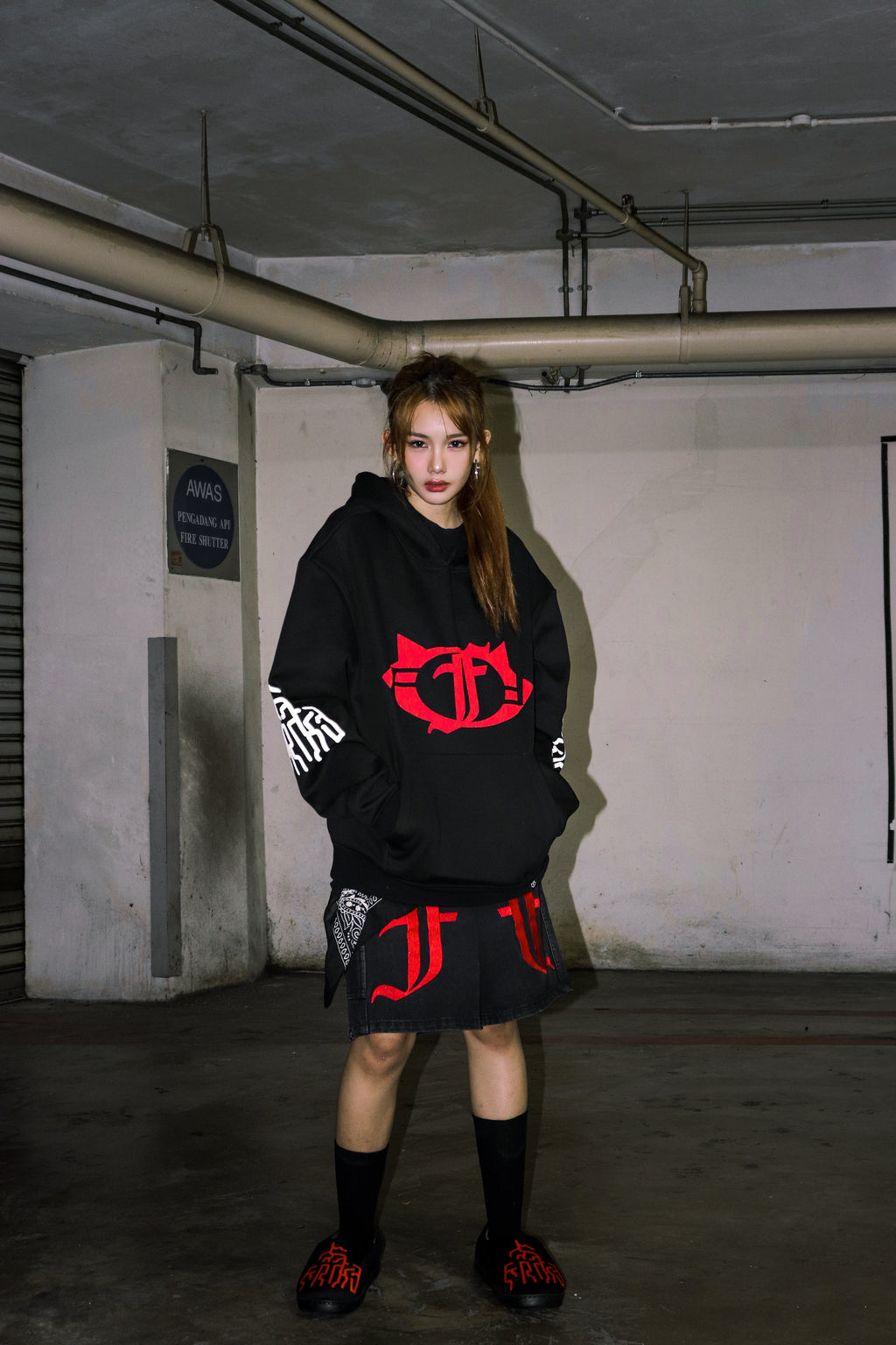 DNA Bloods Hoodie Black
