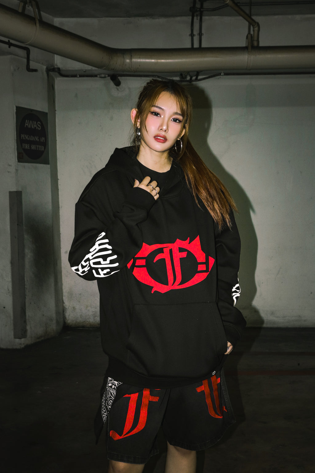 DNA Bloods Hoodie Black
