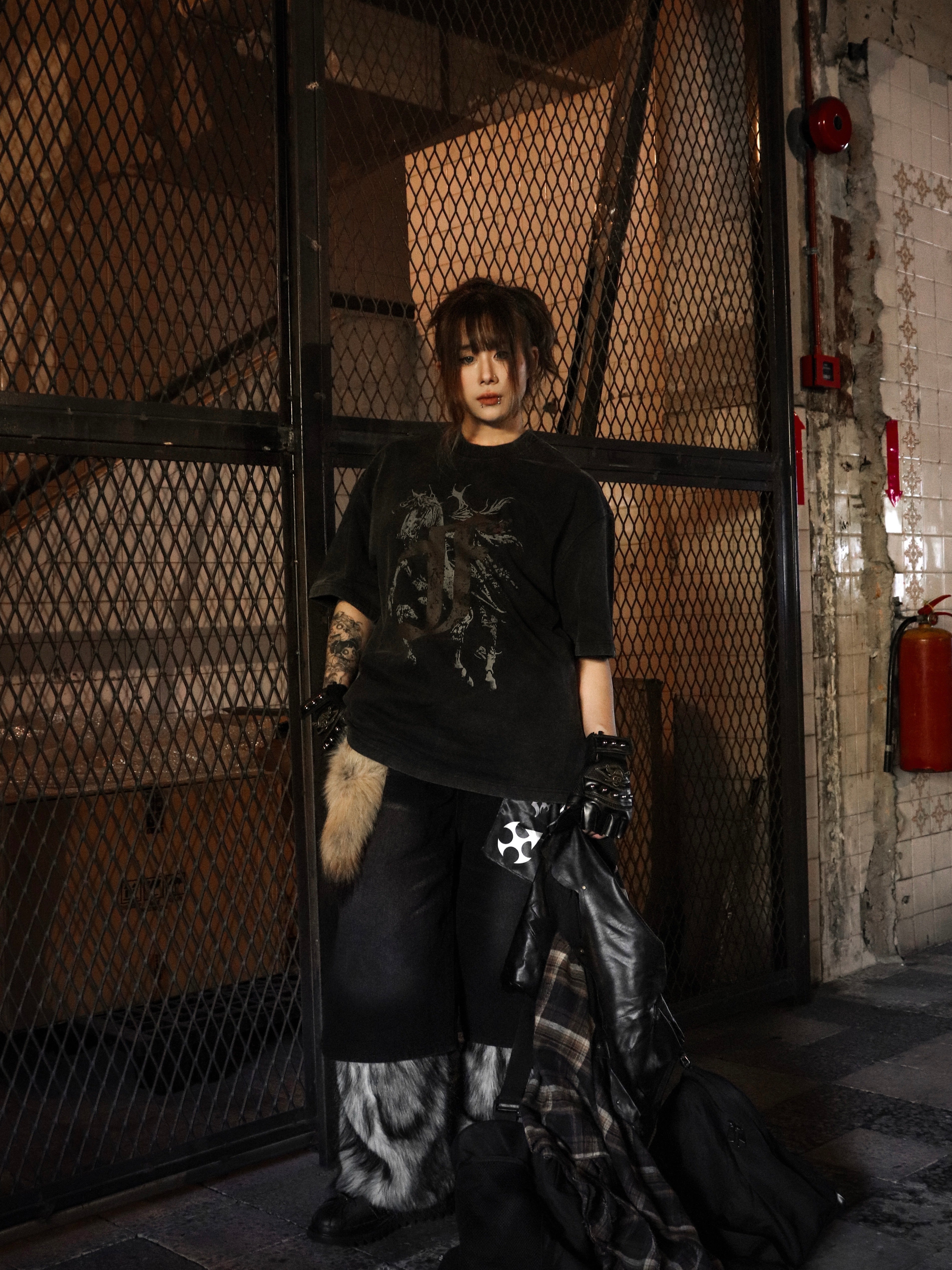 Knight Washed Tee Black