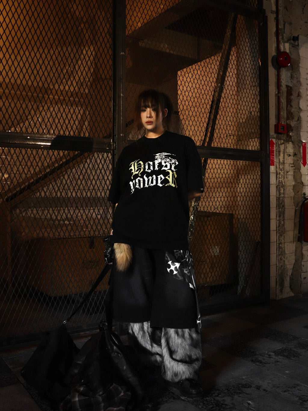 Horse Power Tee Black