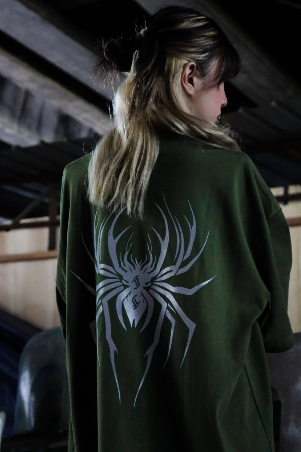 3M Reflective Spider Tee Army