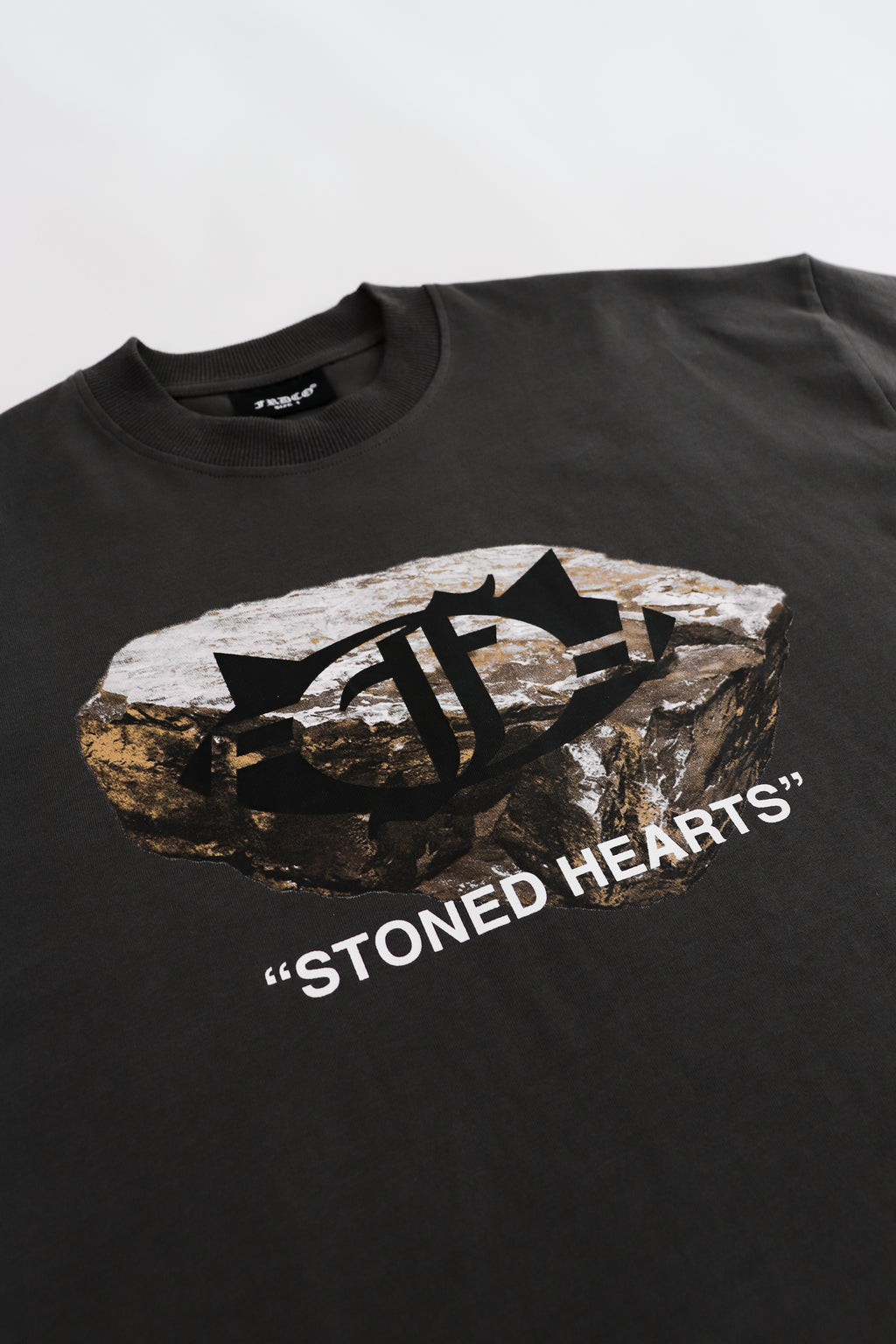 Stoned Hearts Tee Grey