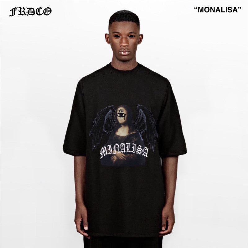 Dark Monalisa Logo Tee Black